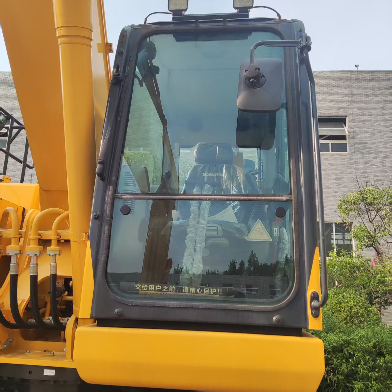 Komatsu PC210 Cab Interior