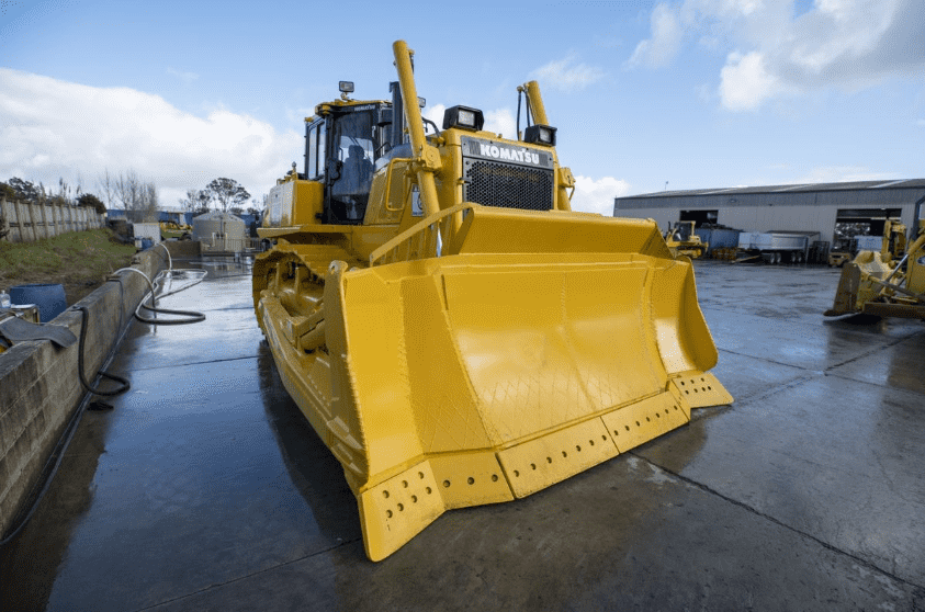 Komatsu D155AX-7 Bulldozer Front View