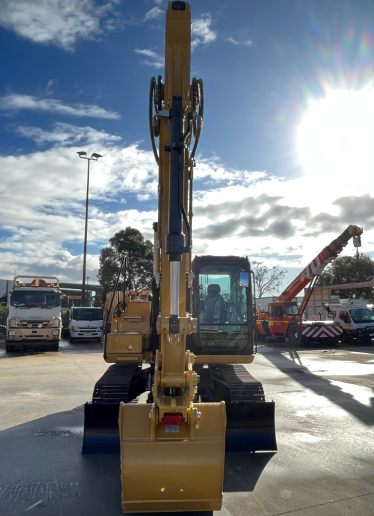 Caterpillar 313GC Excavator Front View