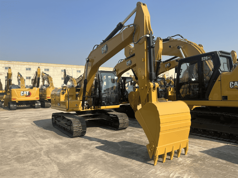 Caterpillar 316GC Excavator Side View