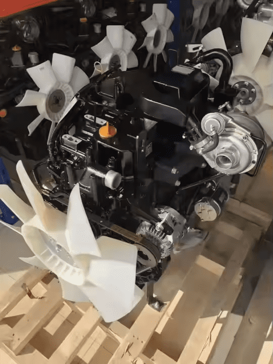 Yanmar 4TNV106-S Engine Side View