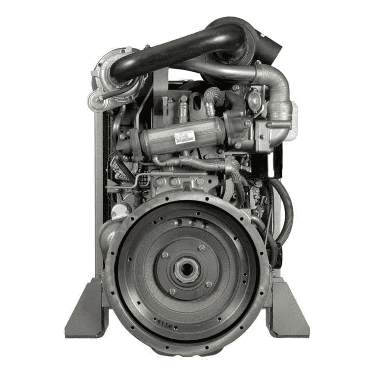 Yanmar 4TNV98T Engine Side View