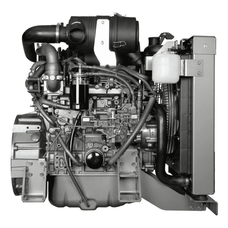 Yanmar 4TNV98T Engine Front View