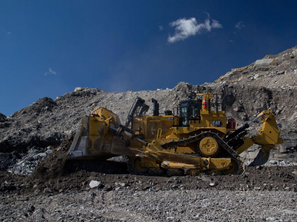 Caterpillar D11 Bulldozer Side View