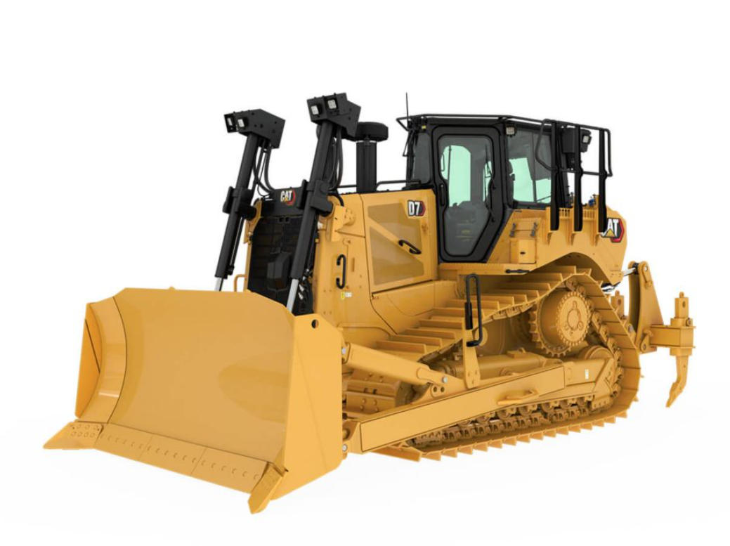 Caterpillar D7 Bulldozer Front View